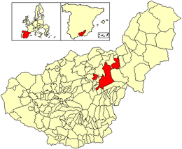 Guadix – Mappa