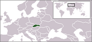 Nexşê slovakya li Ewropa