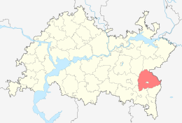 Aznakaevskij rajon – Mappa