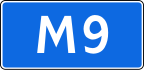 Federal Highway M9 shield}}