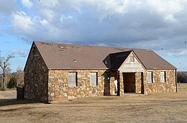 Maness Schoolhouse, front view