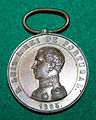 Medalha de prata comportamento exemplar D. Luís I