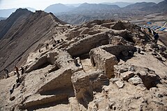 Ruïne van ’n Boeddhistetempel by Mes Aynak.