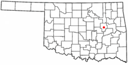 Okmulgee – Mappa