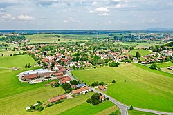 Skyline of Oberhausen (bei Peißenberg)