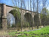 Viadukt der stillgelegten Eisenbahnlinie Molsheim-Saverne