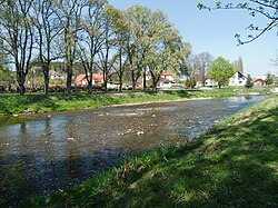The Volyňka River in Přední Zborovice