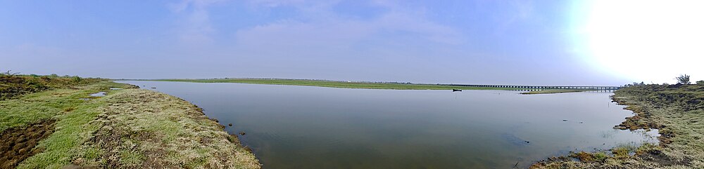 Panorama of Kolleru Lake