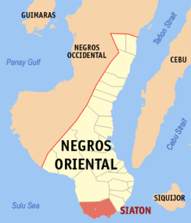 Siaton na Negros Oriental Coordenadas : 9°4'N, 123°2'E
