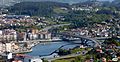 Vista aérea da ponte sobre a ria de Pontevedra