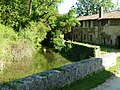 Les Eaux Claires et les étendoirs.