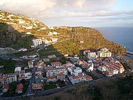 Uitzicht op Ribeira Brava