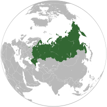 Российская Федерация (орфографическая проекция) - спорные территории.svg