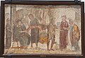 Fresko, Anwesen von Iulia Felix; Szene vom Forum Pompeianum