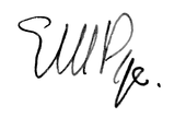signature d'Edith Pye