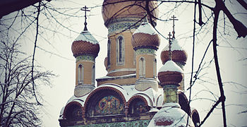 Ρωσική Εκκλησία του Αγίου Νικολάου (1905-1909) έργο του Μιχαήλ Πρεομπραζένσκι