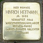 Stolperstein für Hinrich Heitmann