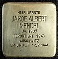 Stolperstein für Jakob Albert Mendel (Schaurtestraße 1)