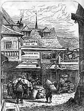 The Tabard Inn, Southwark, London Tabard inn mid19th.jpg