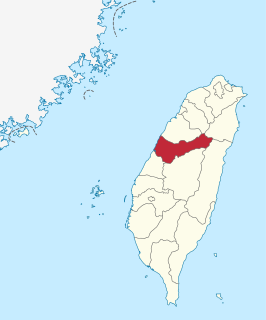 Kaart van Taichung