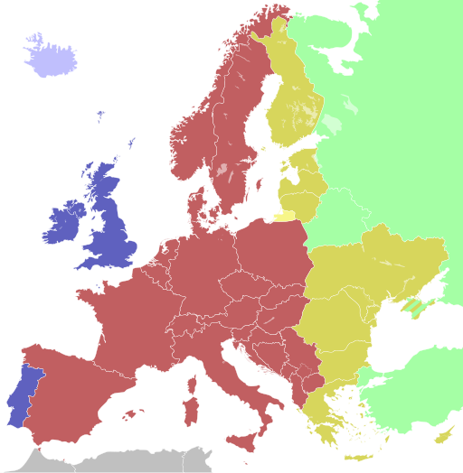 Time zones of Europe (Crimea disputed).svg