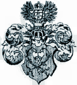 Wappen der Grafen von Martinic 1622