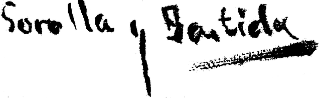 signature de Joaquín Sorolla