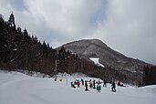 ノルン水上スキー場の上からの吾妻耶山