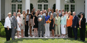 The University of Tennessee Lady Volunteers wo...