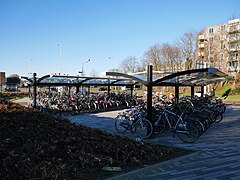 Nijmegen-Midden, Fahrradstation am Bahnhof Nijmegen Goffert