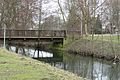 Holzbrücke über die Niers im Beller Park