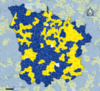 Candidat arrivé en tête au 2d tour par commune. Emmanuel Macron Marine Le Pen Égalité