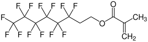 Strukturformel von 6:2-Fluortelomermethacrylat