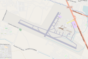 Расположение Aeropuerto Internacional de Guadalajara map.png