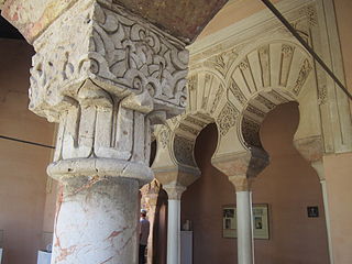 Inside the Alcazaba of Málaga