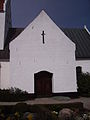 Sidedør på Allerup Kirke