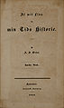 Anders Sandøe Ørsteds erindringer "Af mit Livs og min Tids Historie" bind 1 fra 1851.