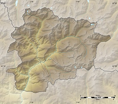 Location map Андора