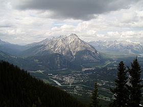 Cascade Mountain vue depuis mont Sulphur