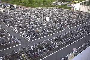 A parking lot for bicycles in Niigata%2C_Niiga...