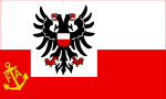 Lübeck (sea flag; 1921-1935)