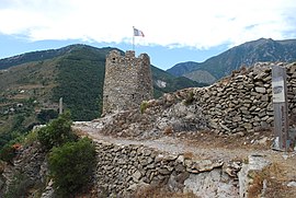 The tower of Cruella, in Breil-sur-Roya