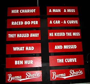 Burma-Shave slogans