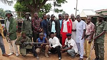 Civilian Joint Task Force fighters of Michika in 2016 CJTFMichika1.jpg