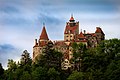 Image 24Bran Castle (German: Törzburg, Hungarian: Törcsvár) built in 1212, is commonly known as Dracula's Castle and is situated in the centre of present-day Romania. In addition to its unique architecture, the castle is famous because of persistent myths that it was once the home of Vlad III Dracula. (from History of Romania)