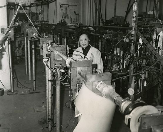 Chien-Shiung Wu, "Queen of Nuclear Research" and one of the Manhattan Project physicists. (Science Direct/Smithsonian Institution; restored by Adam Cuerden)