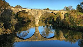 Le pont du Tacot sur la Loue.