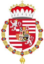 Coat of Arms of Archduke Maximilian of Austria (1527–1576).svg