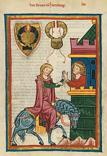 Codex Manesse 251r Bruno von Hornberg.jpg