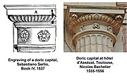 Influence of Serlio's engravings.